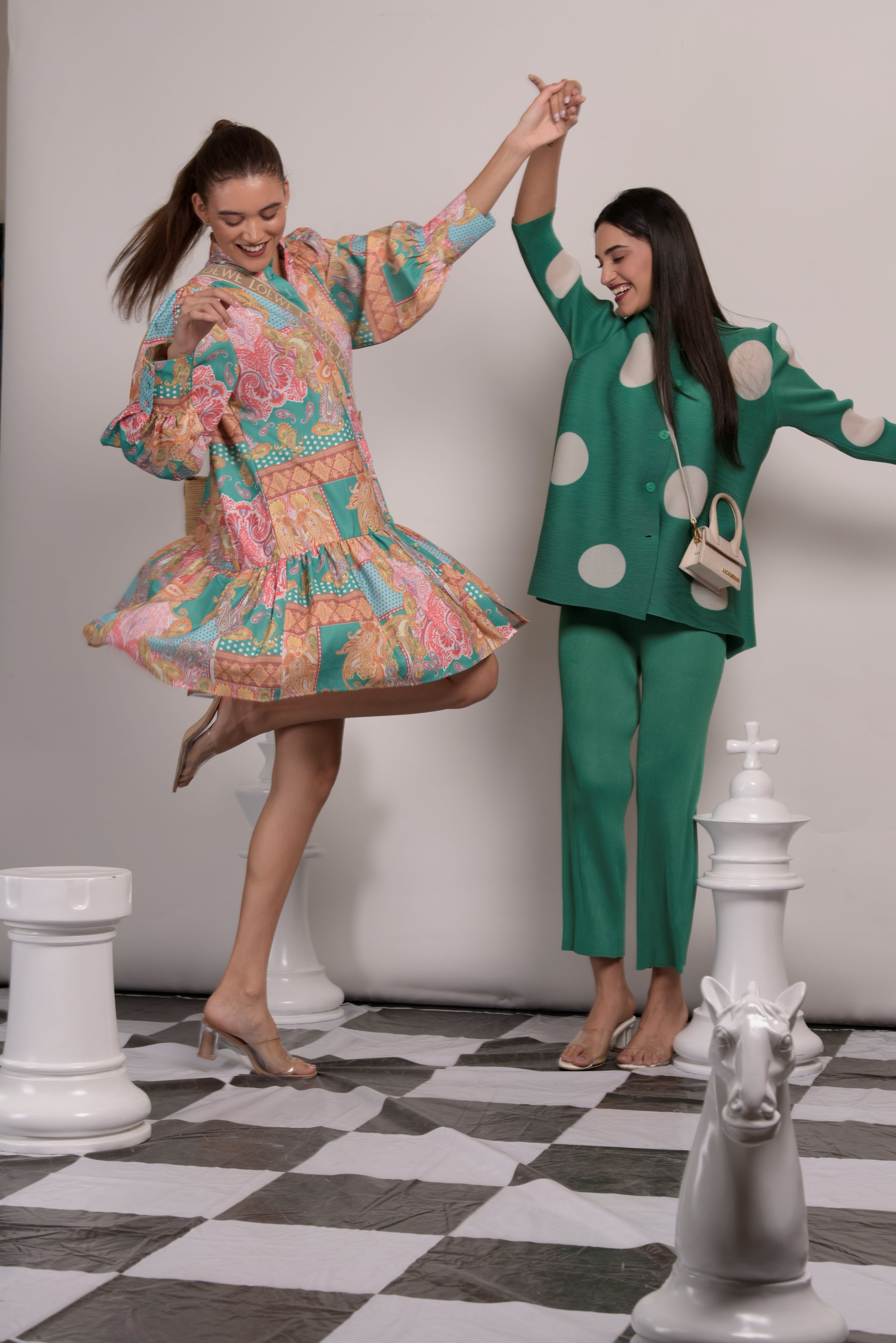 Ophelia Orchid A-Line Dress - Green | Tasuvure Indes Ophelia Orchid A-Line Dress - Green | Tasuvure Indes
