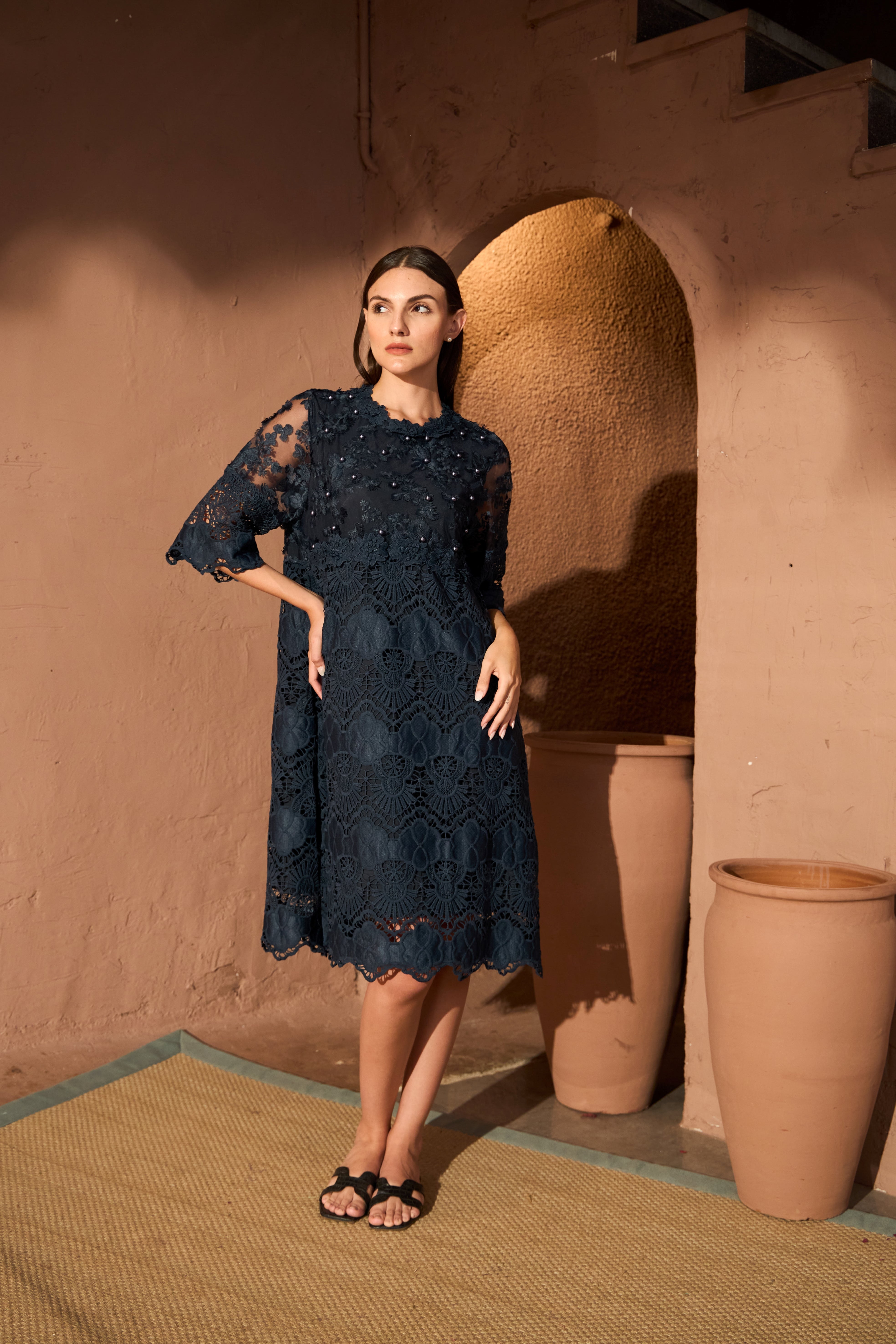cassia mesh dress Azazie Cassia