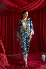 Load image into Gallery viewer, Reyna Gara Glazed Short Jacket  and Straight Pants - Teal