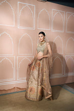 Load image into Gallery viewer, Banarasi Begum Ghaghra And Chunni - Ivory &amp; Rose