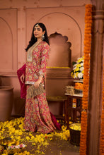 Load image into Gallery viewer, Elizey Paisley Embroidered Sharara Set - Fuschia