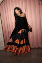 Load image into Gallery viewer, Digital Printed Ghagra with Embellished Blouse - Orange Black