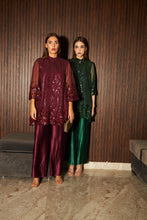 Load image into Gallery viewer, Sarah Sequins Fragrant Tunic Set- Mulberry