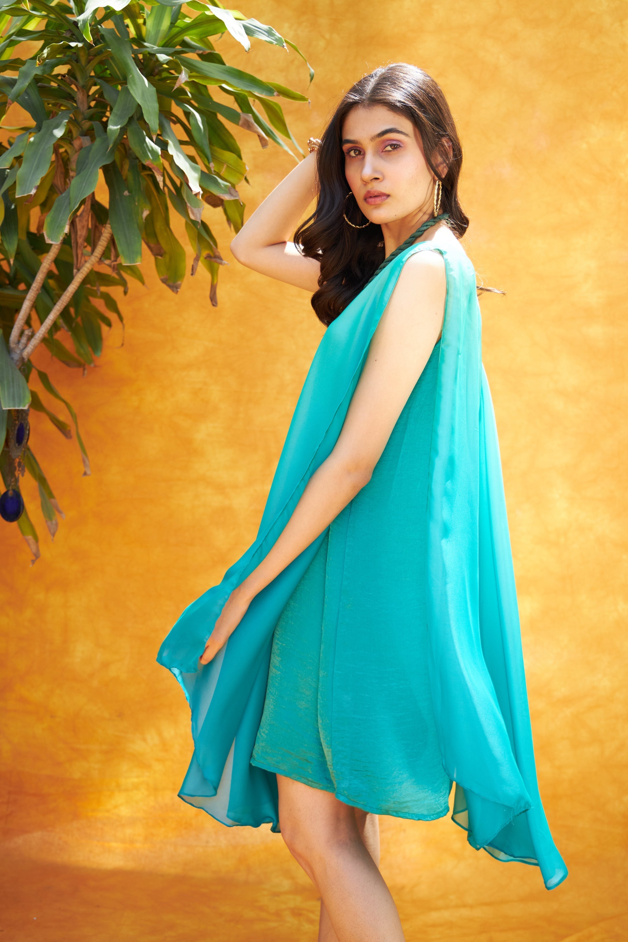 Savannah Sunburn Dress - Teal