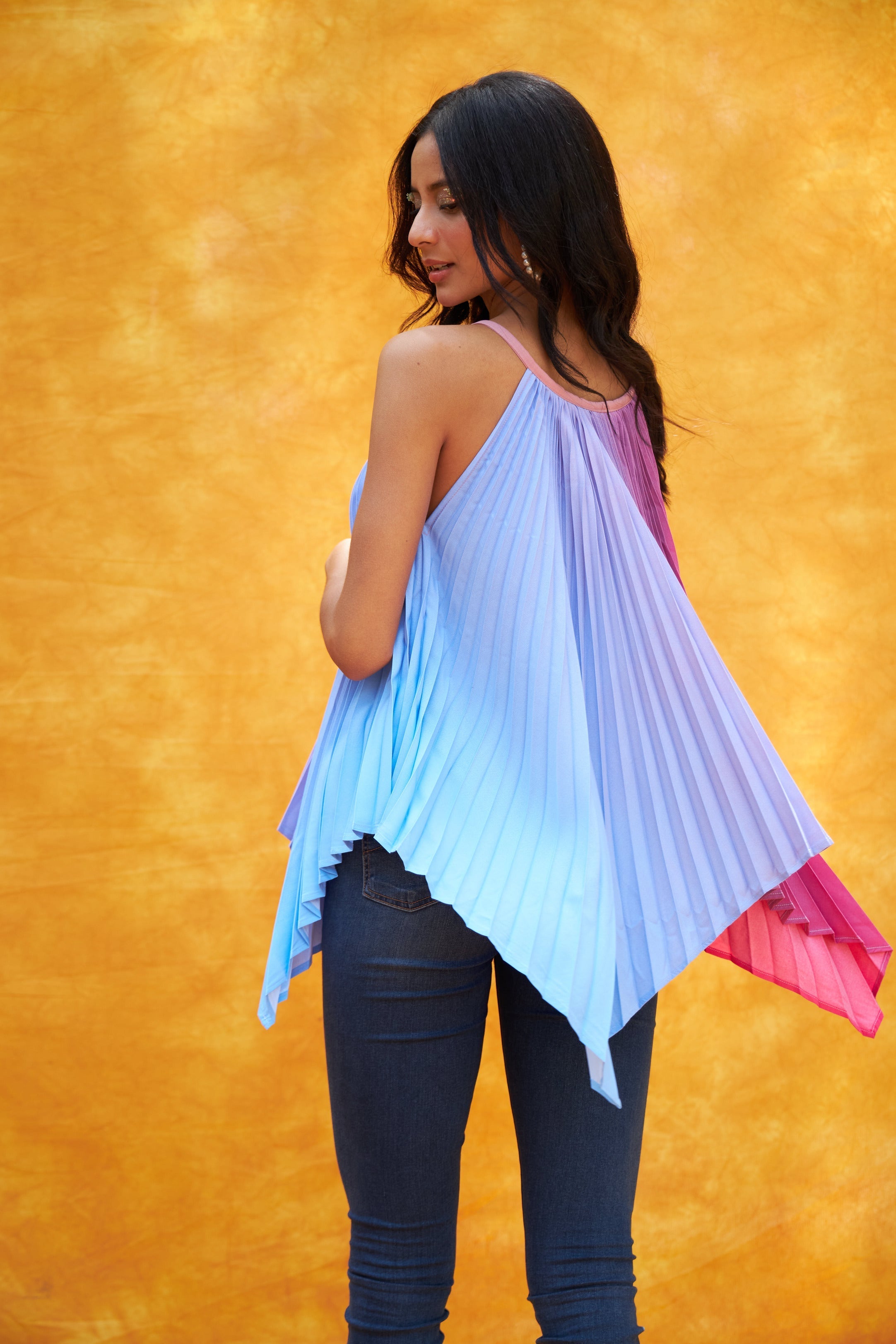 Vivian Sunburn Tank Top - Purple