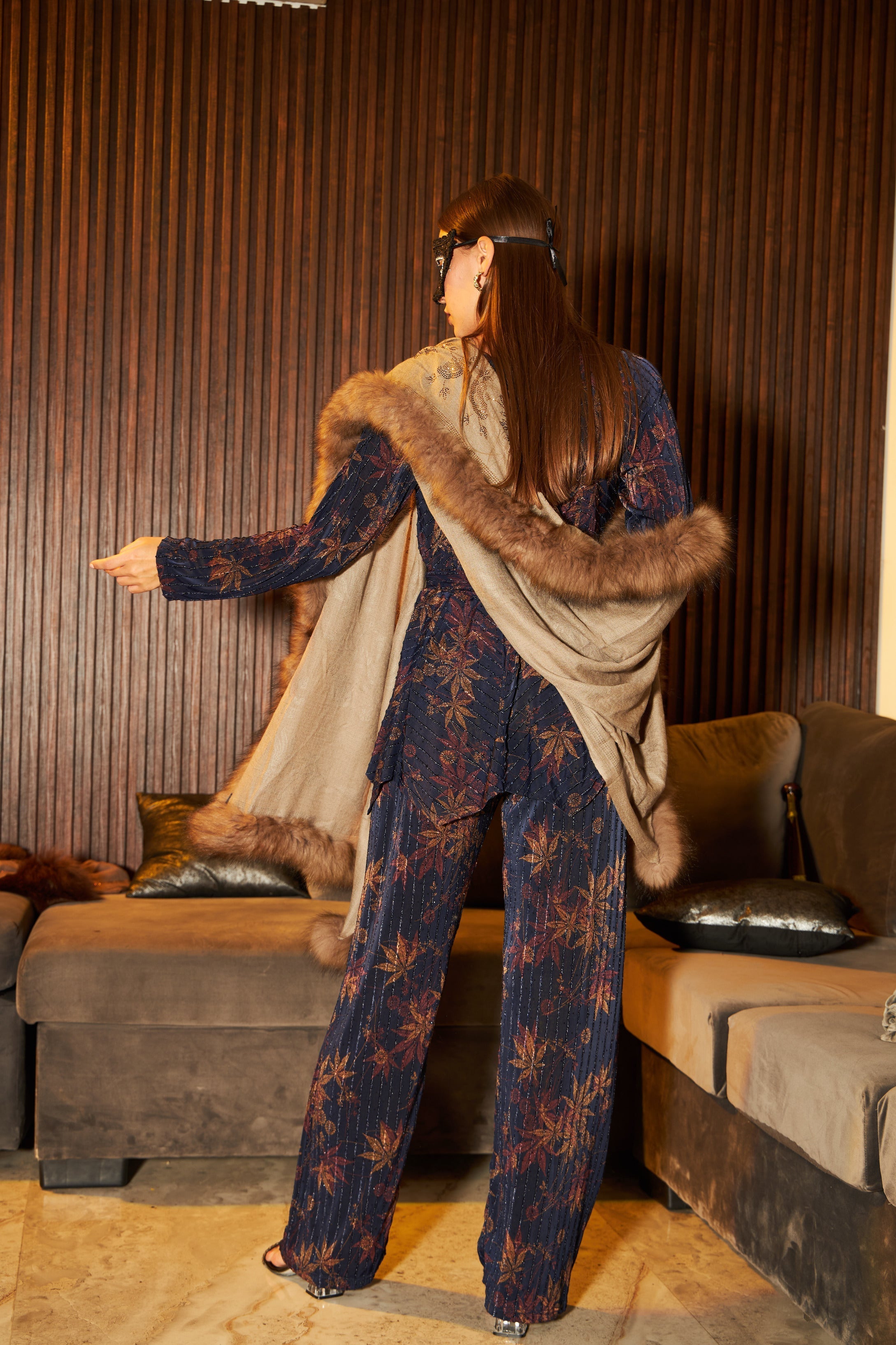 Flossie Floral Blair Co-ord Set- Blue