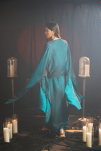 Load image into Gallery viewer, Avyah Divine Cape with Dhoti Skirt - Deep Teal