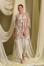 Load image into Gallery viewer, Myra Mesh Floral Sequins Kurta With Salwar - Beige