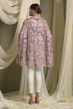 Load image into Gallery viewer, Elahe Embroidered Rose Shirt - Purple