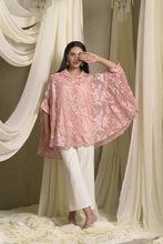 Load image into Gallery viewer, Elahe Embroidered Rose Shirt - Pink