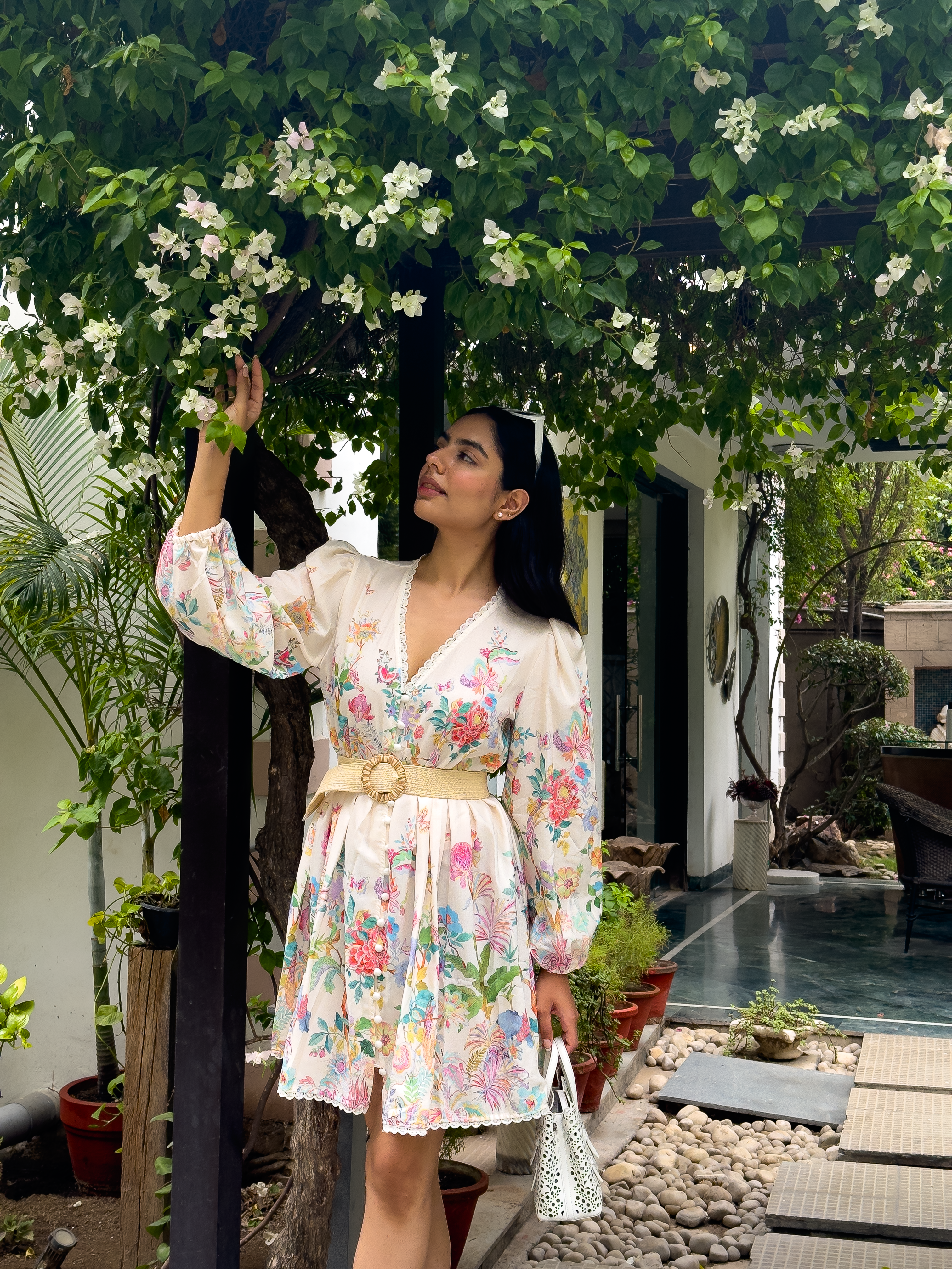 Daphne Daffodil A-Line Dress - Pastel Hues | Tasuvure Indes Daphne Daffodil A-Line Dress - Pastel Hues | Tasuvure Indes