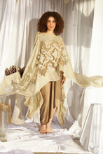Load image into Gallery viewer, Slip Easy Dress with Organza Cape - Cool Olive