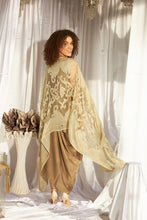 Load image into Gallery viewer, Slip Easy Dress with Organza Cape - Cool Olive