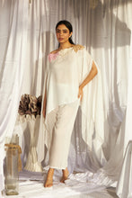 Load image into Gallery viewer, Divine Sequins Embroidered Cape Co-ordinated with Pants - Pink Ivory Ombre