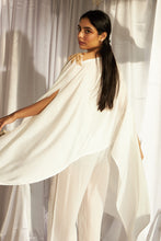 Load image into Gallery viewer, Divine Sequins Embroidered Cape Co-ordinated with Pants - Pink Ivory Ombre