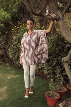 Load image into Gallery viewer, Elahe Embroidered Leaf Shirt - Lavender
