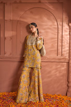 Load image into Gallery viewer, Elizey Paisley Embroidered Sharara Set - Yellow