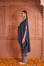 Load image into Gallery viewer, Reyna Gara Glazed Kaia Kaftan Top - Blue