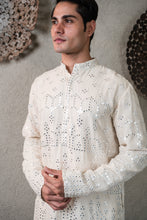 Load image into Gallery viewer, MIRROR EMBROIDERY KURTA WITH PANT