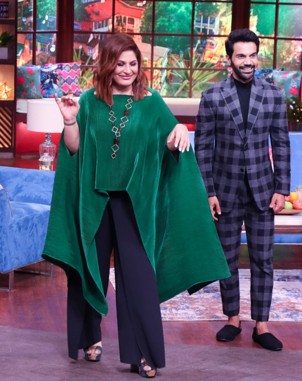 Archana Puran Singh in our Green Cape