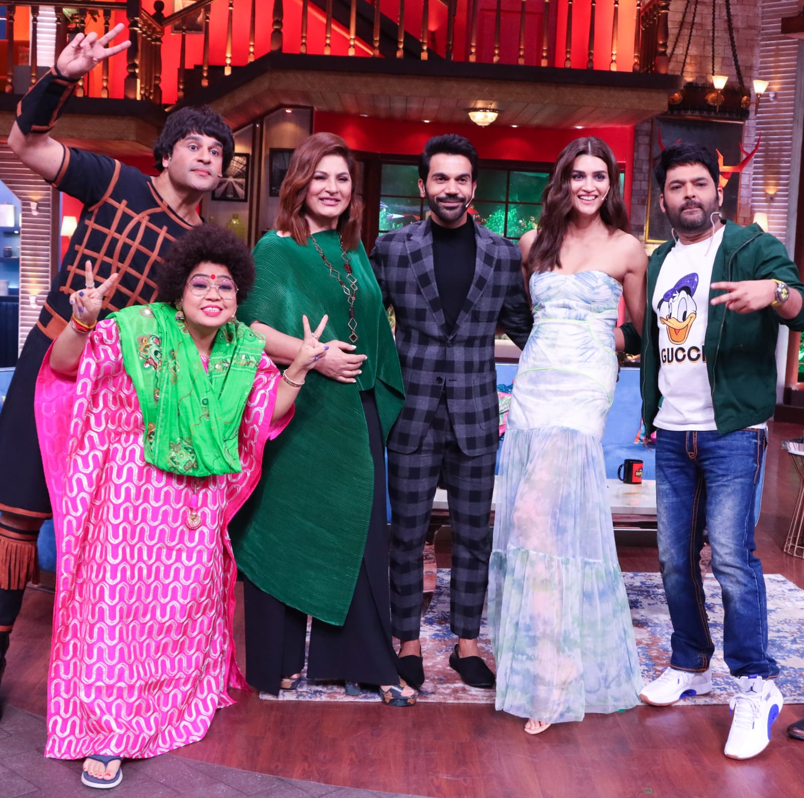 Archana Puran Singh in our Green Cape