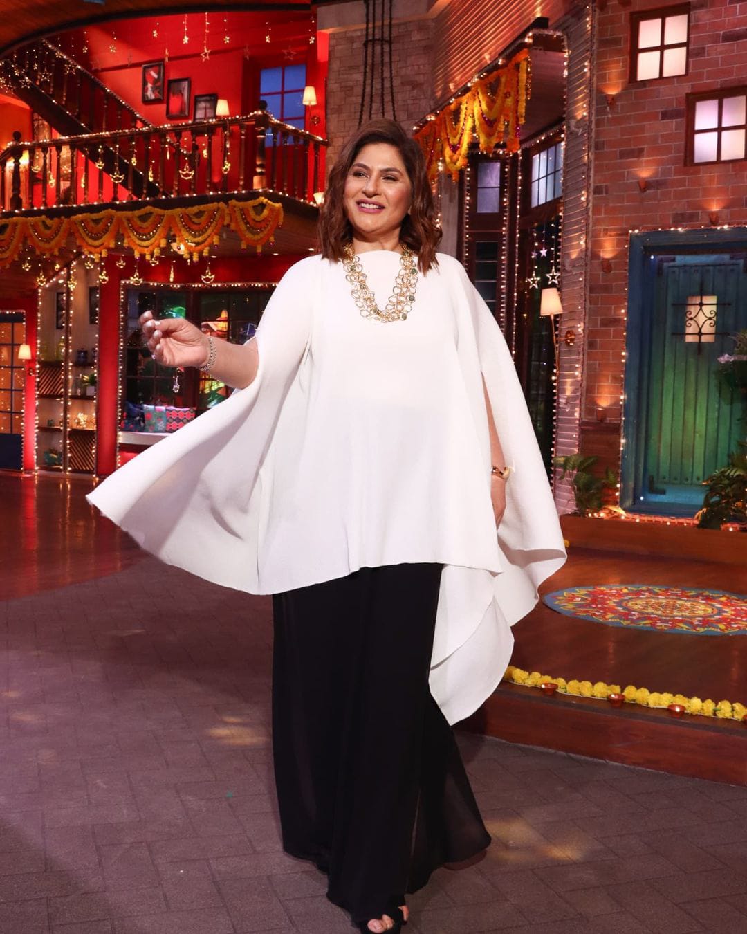 Archana Puran Singh in our Ivory Cape