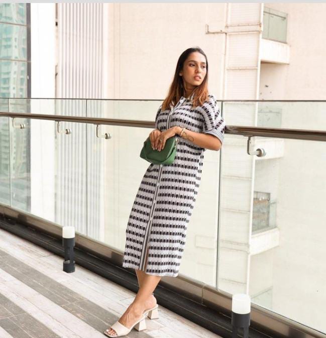 Heart Shirt Dress - Black &amp; Grey