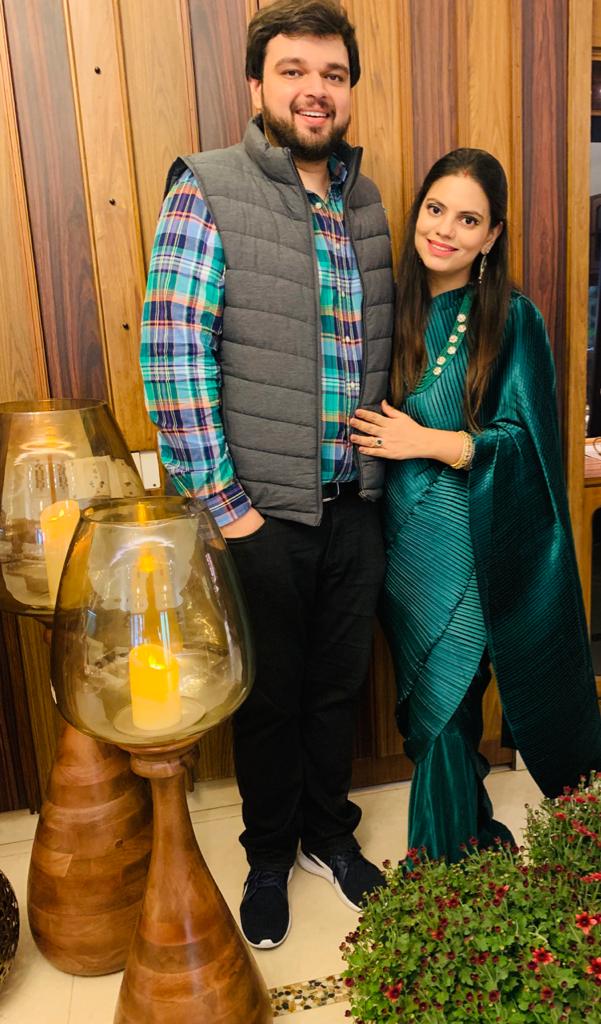 Classy Pleated Gown Saree - Emerald Green