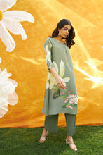 Load image into Gallery viewer, Fayola Floral Potli Tunic Set - Olive