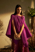 Load image into Gallery viewer, Nora Cape with Brocade Ghagra - Magenta