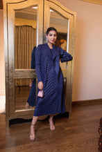 Load image into Gallery viewer, Niki Mehra in our Venessa Chic Twin Dress - Blue