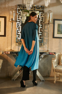 Ombre Tacy Tassle Tunic Set - Teal