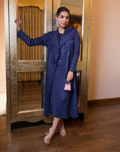 Load image into Gallery viewer, Niki Mehra in our Venessa Chic Twin Dress - Blue